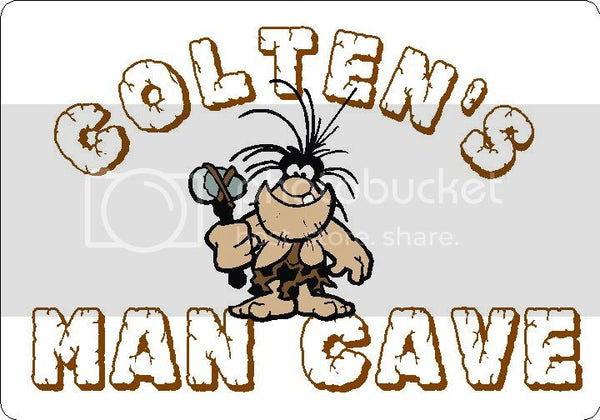COLT Man Cave 9"x12" Aluminum novelty parking sign wall decor.