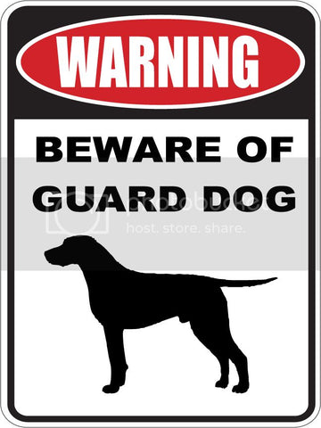 9"X12" WARNING BEWARE OF GUARD DOG   DALMATION   dog lover aluminum novelty street sign.