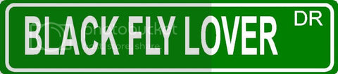 BLACK RHINO LOVER Green 4" x 18" ALUMINUM animal novelty street sign great for indoor or outdoor long term use.
